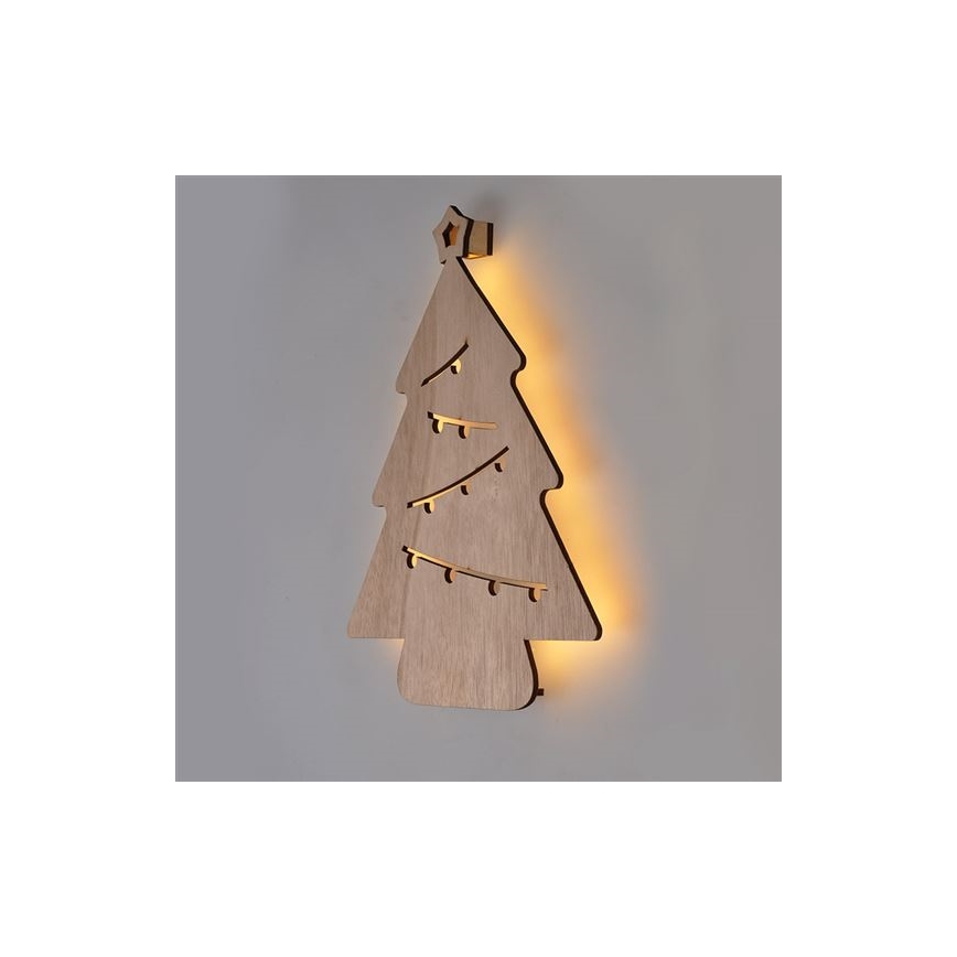 LED kalėdinė dekoracija LED/2xAA medis