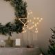 LED kalėdinė dekoracija LED/2xAAA žvaigždė