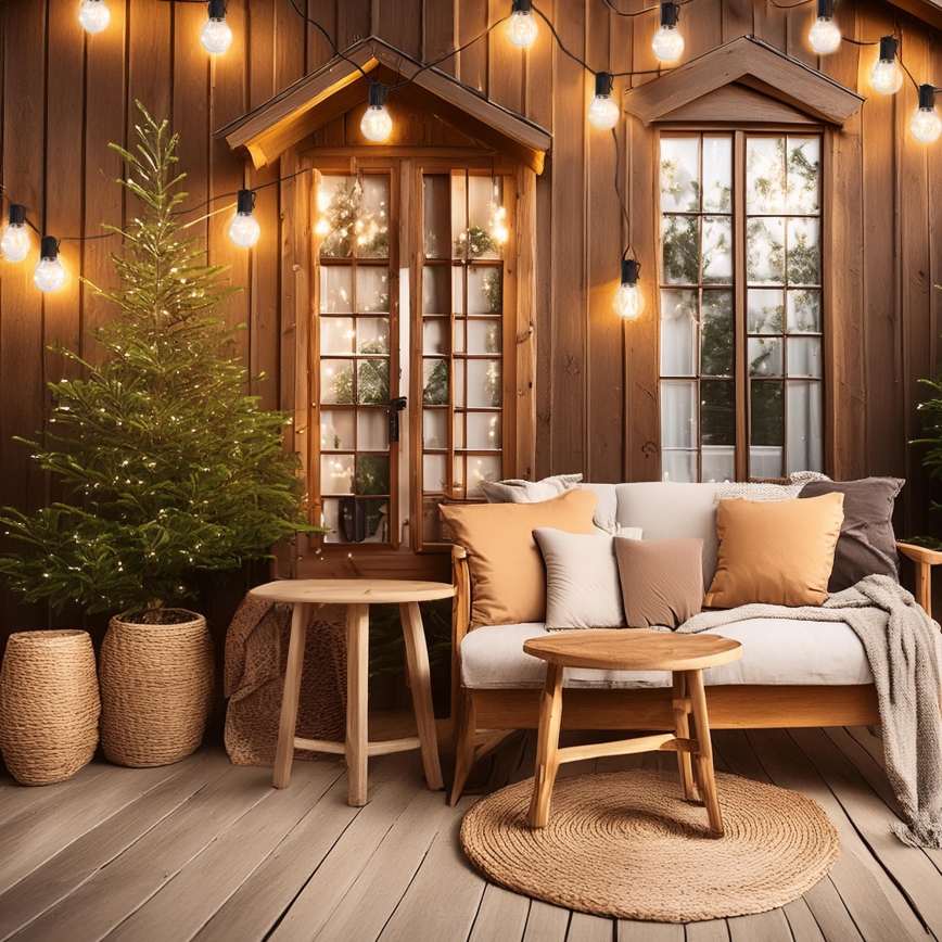 LED Dekoratyvinė lauko girlianda GIRLIANDA 10xLED/3xAA 3m IP44 šilta balta