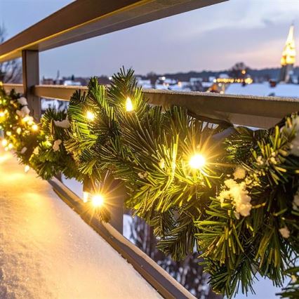 LED Lauko kalėdinė dekoracija GIRLIANDA 112xLED/3,6W/230V 700 cm IP44
