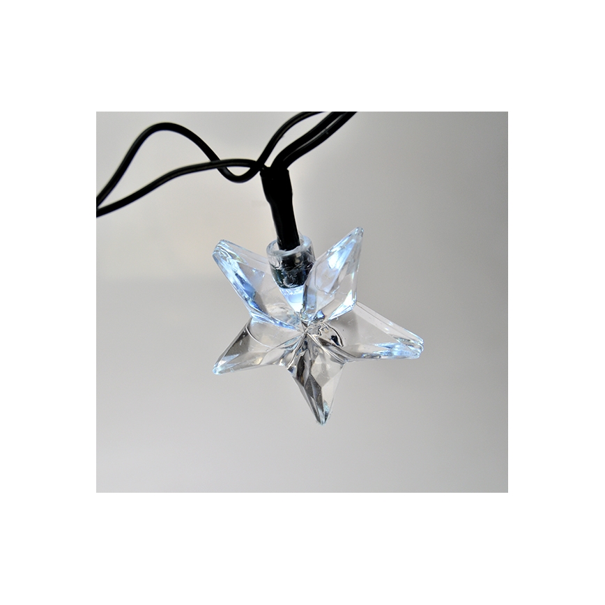 LED girlianda 20 LED, 6 m, šaltai balta