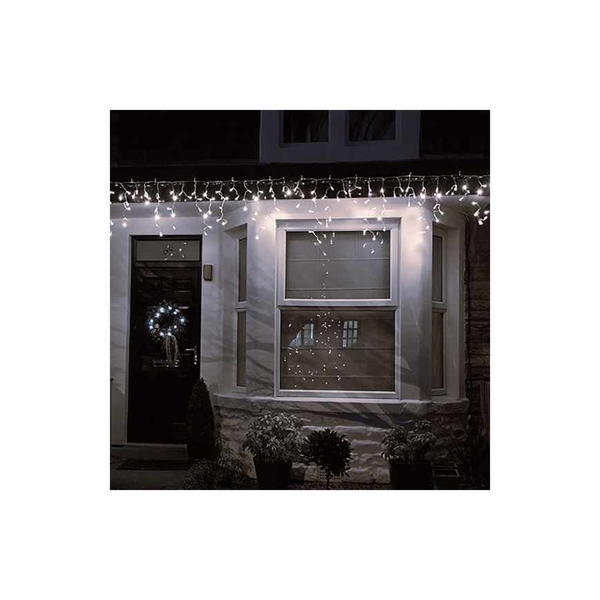 LED lauko  šviesų užuolaida 120xLED/230V 3 m IP44