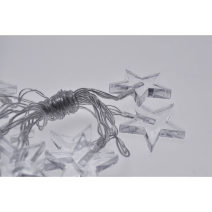 LED girlianda 10xLED/2xAA 2,5 m mėlyna