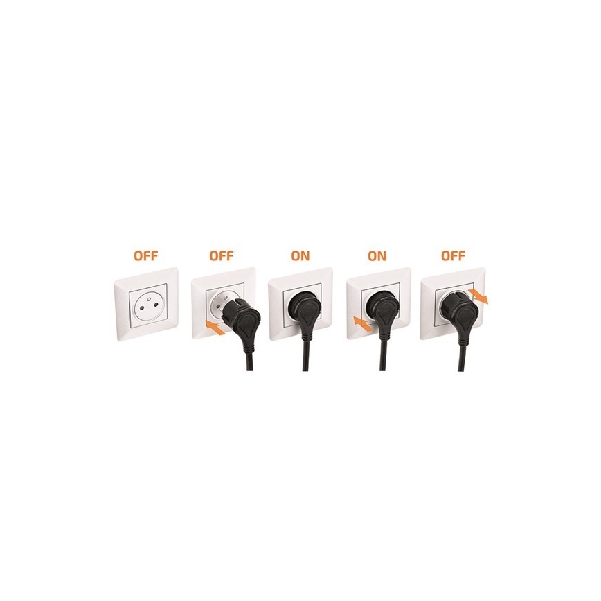 Lizdas SLIM PUSH, baltas