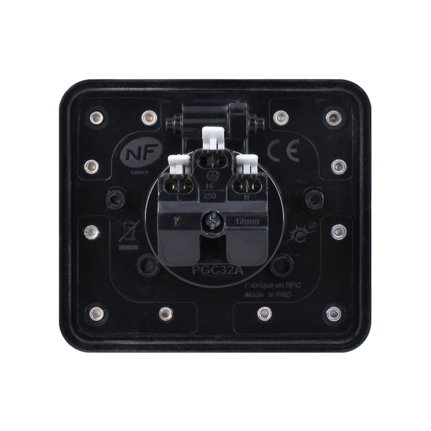 Lauko įmontuotas grindų socket IP55 kampinis