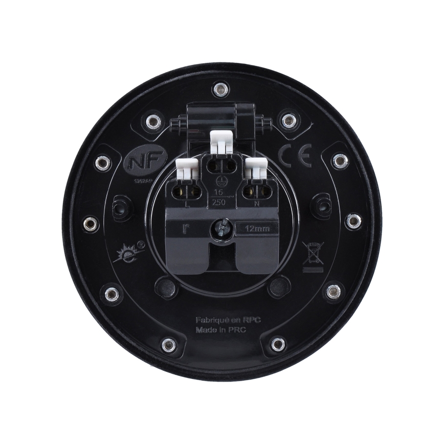 Lauko įmontuotas grindų socket IP55 apvalus