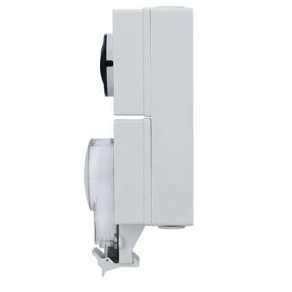 Lizdas drėgnoms patalpoms su jungikliu 230V/16A IP66