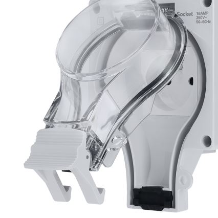 Lizdas drėgnoms patalpoms su jungikliu 230V/16A IP66