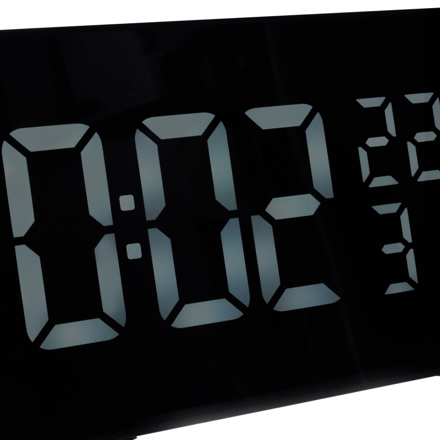 Meteorologinė stotis su LCD ekranu, žadintuvu ir projektoriumi 5V/2xAA + 3xAA