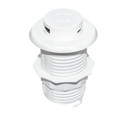 Įmontuotas USB įkroviklis USB A+C balta