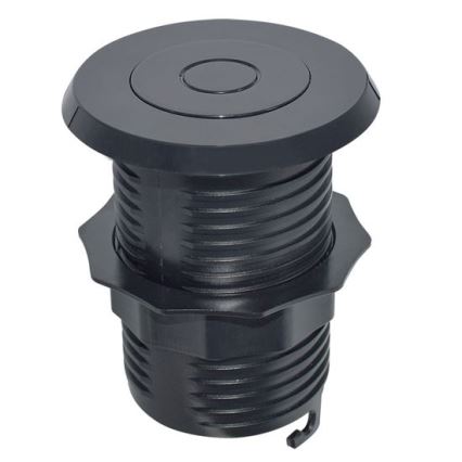 Įmontuojamas USB įkroviklis USB A+C juodas