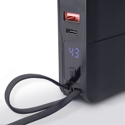 Išorinis akumuliatorius su belaidžiu įkrovimu 10000 mAh/5V