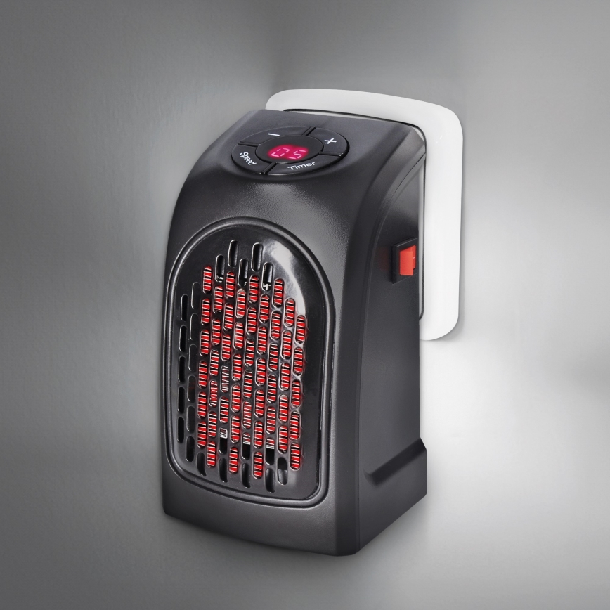 Mini kištukinis ventiliatorius su keraminiu kaitinimo elementu 350W/230V