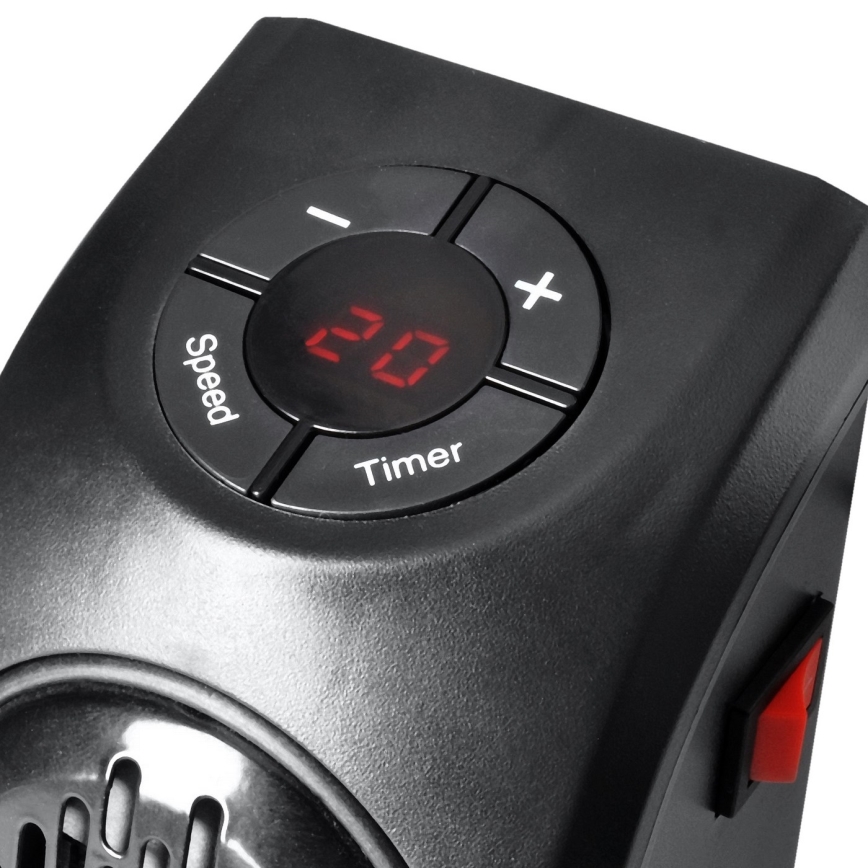 Mini kištukinis ventiliatorius su keraminiu kaitinimo elementu 350W/230V