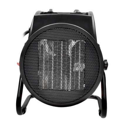 Stovintis ventiliatorius su keraminis kaitinimo elementas 3000W/230V juoda