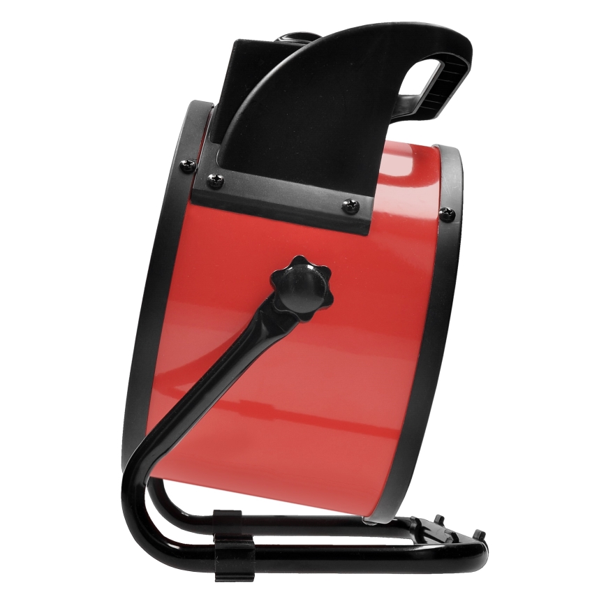 Stovintis ventiliatorius su keraminis kaitinimo elementas 3000W/230V juoda