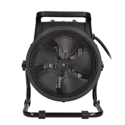 Stovintis ventiliatorius su keraminis kaitinimo elementas 3000W/230V juoda