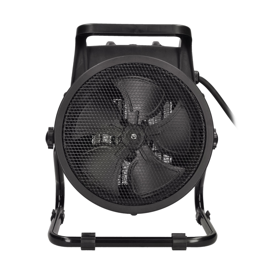 Stovintis ventiliatorius su keraminis kaitinimo elementas 3000W/230V juoda