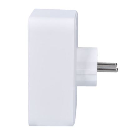 Išsišakojanti rozetė 1x16A+2x 2,5A su 2x USB A+C įkrovikliu, balta