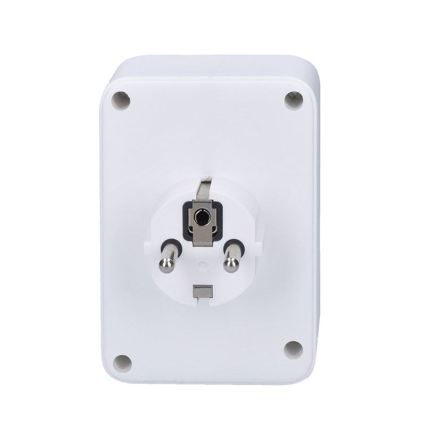 Išsišakojanti rozetė 1x16A+2x 2,5A su 2x USB A+C įkrovikliu, balta