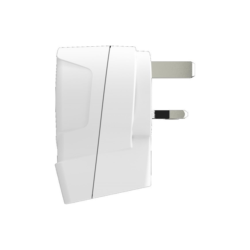 Kelioninis adapteris JK 230 V + 2x USB prievadai