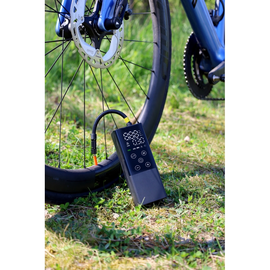 Skaitmeninis kišeninis kompresorius 2000 mAh 5V juodas