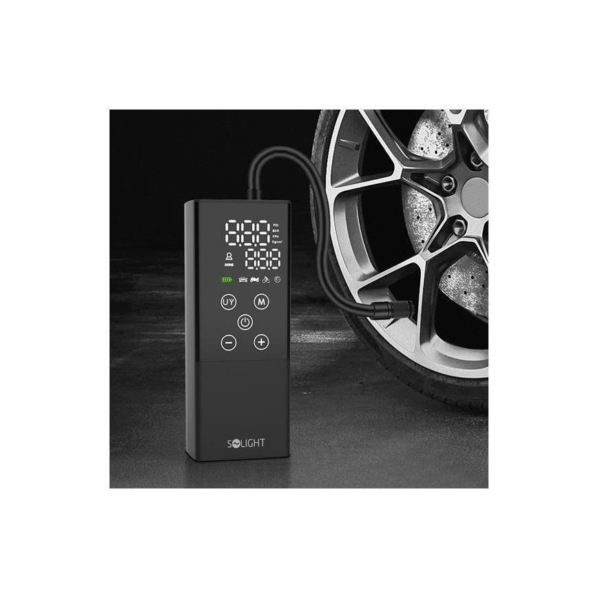 Skaitmeninis kišeninis kompresorius 2000 mAh 5V juodas