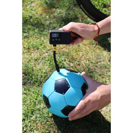 Skaitmeninis kišeninis kompresorius 2000 mAh 5V juodas