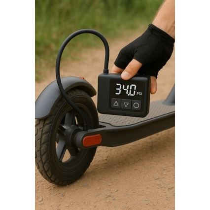 Skaitmeninis kišeninis kompresorius 500 mAh 5V juodas