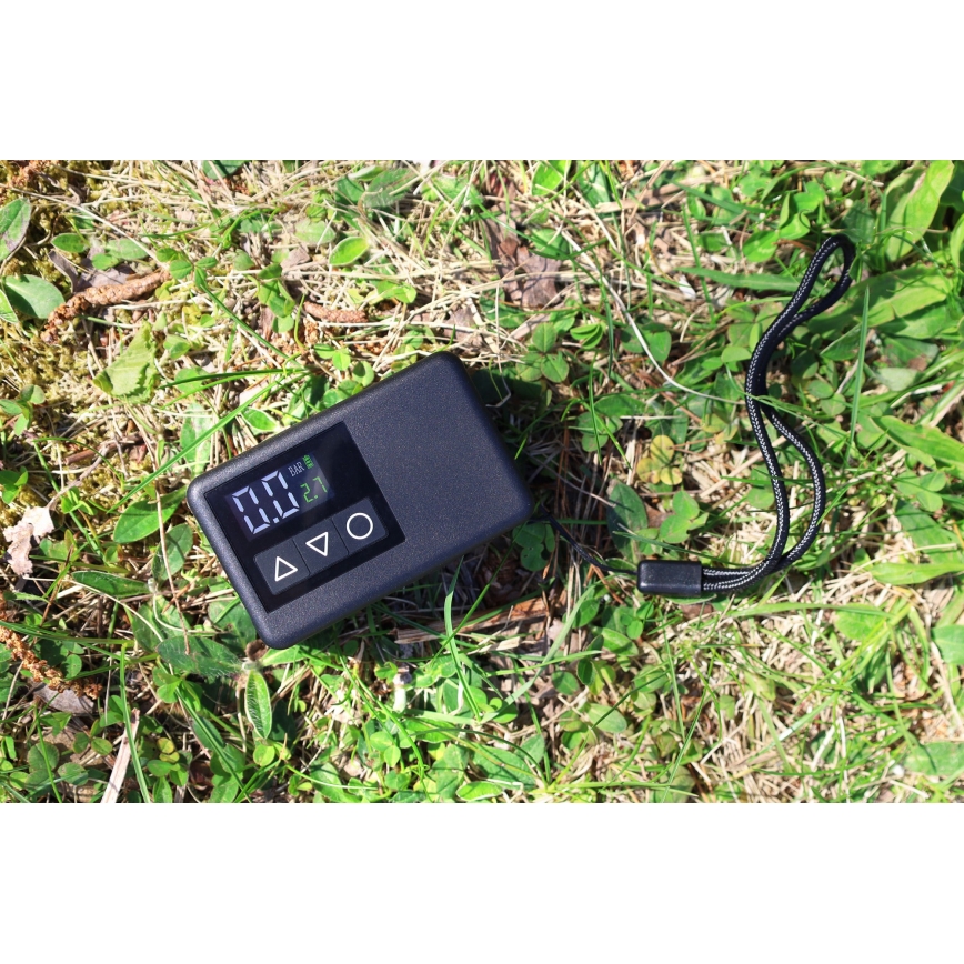 Skaitmeninis kišeninis kompresorius 500 mAh 5V juodas