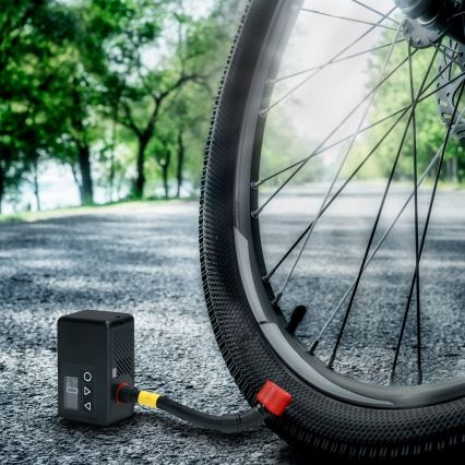 Skaitmeninis kišeninis kompresorius 500 mAh 5V juodas