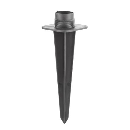 Lauko lempa su 2 lizdais 1xE14/15W/230V IP44 juoda