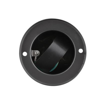Lauko kištukinių lizdų stulpas 2Z 230V IP44 juoda kampinis