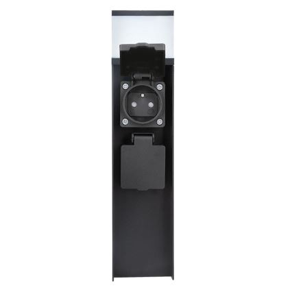 Lauko šviestuvas su 2 lizdais, 1xG9/11W/230V, IP44, juodas