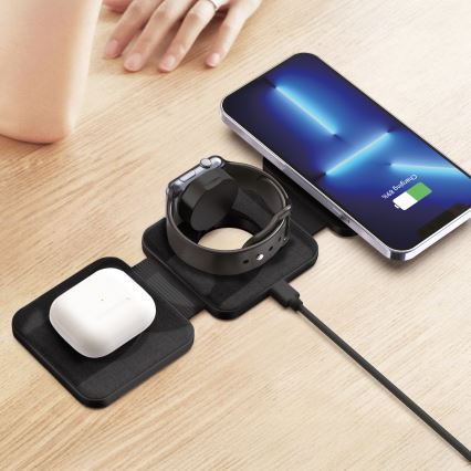 Belaidis 3 viename 15W įkroviklis