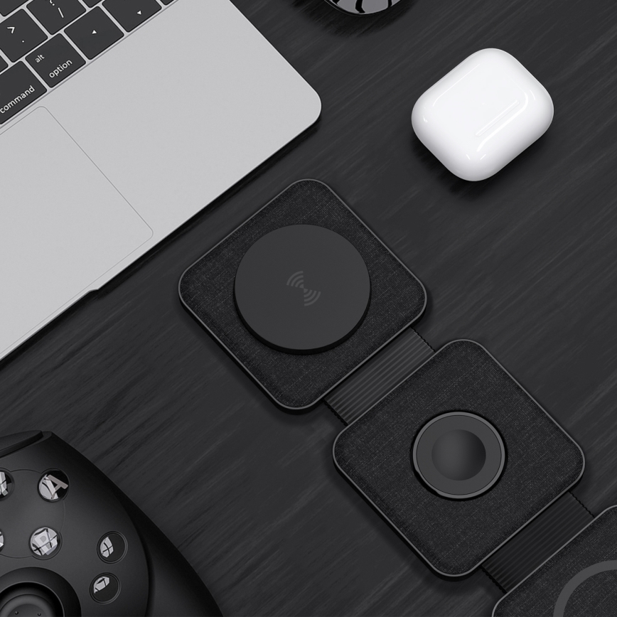 Belaidis 3 viename 15W įkroviklis