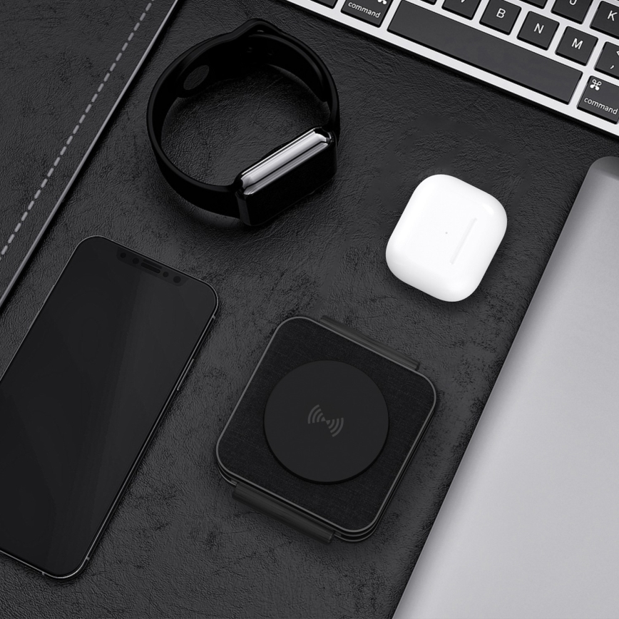 Belaidis 3 viename 15W įkroviklis