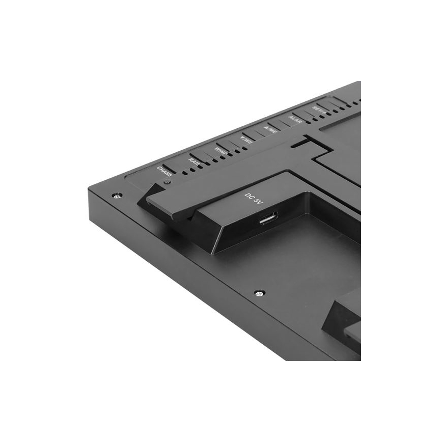 Profesionali meteorologinė stotelė su LCD ekranu 5V/2xAA + 3xAAA Wi-Fi