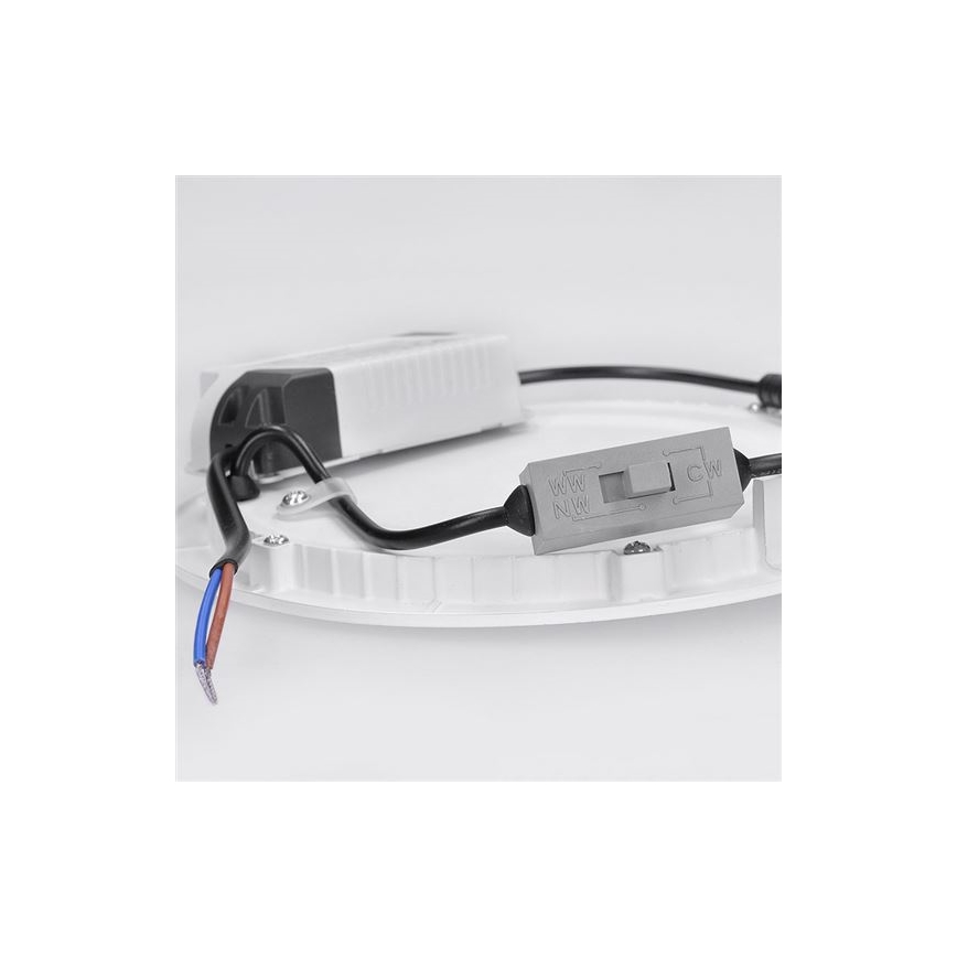 LED panelė LED/18W/230V 3000/4000/6000K Ø 22,5 cm balta