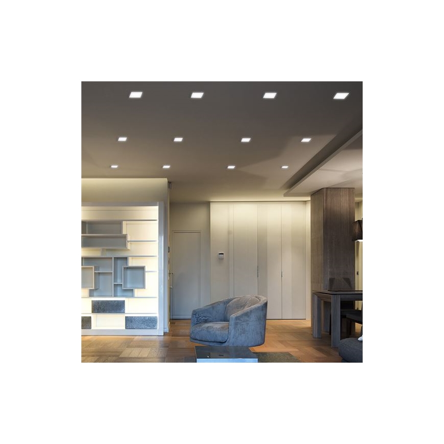 LED įleidžiamas šviestuvas LED/24W/230V 3000/4000/6000K 30x30 cm baltas