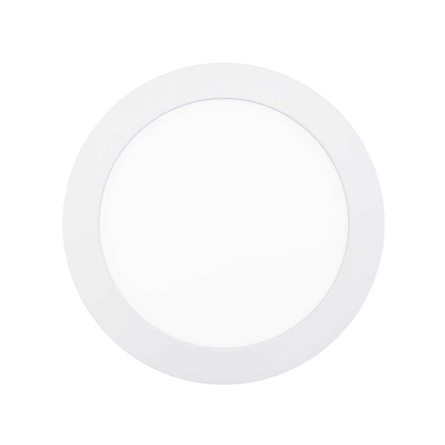 LED lubinis šviestuvas, 12 W, 230 V, 3000/4000/6000 K, Ø 17 cm, baltas