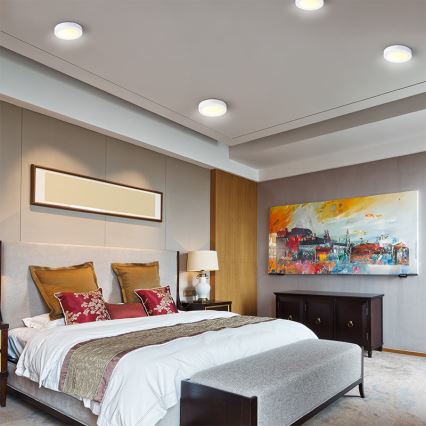 LED lubinis šviestuvas LED/18W/230V 3000/4000/6000K Ø 22,5 cm baltas