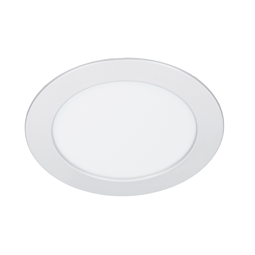 LED paviršinis/įleidžiamas 2in1 panelis LED/12W/230V 3000/4000/6000K skersmuo 17 cm IP54 sidabrinis