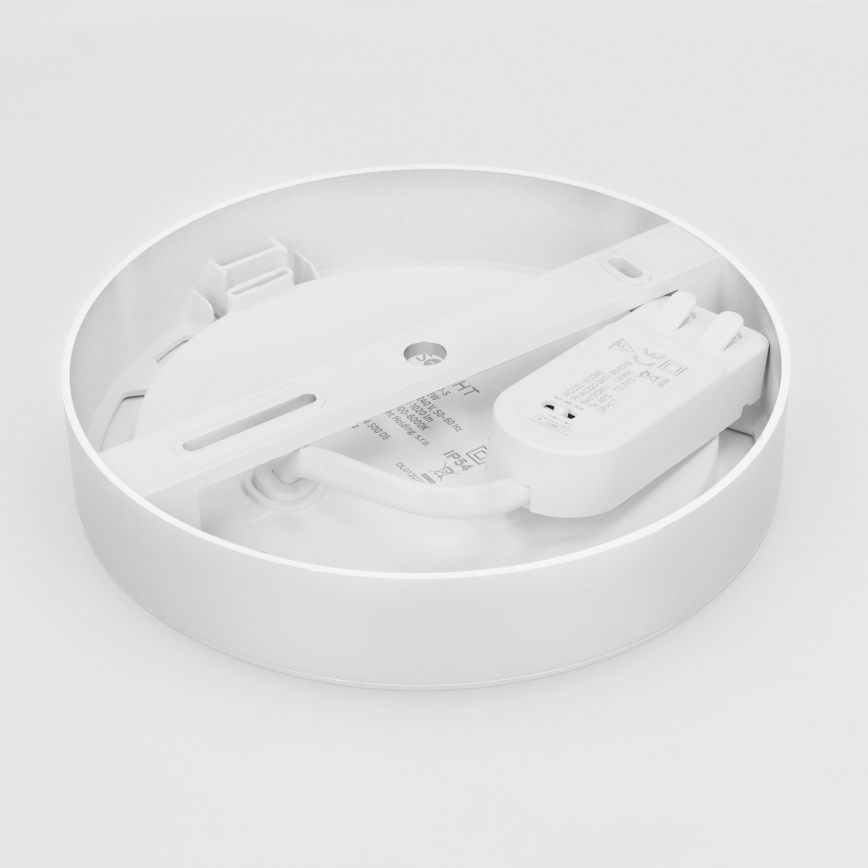 LED paviršinis/įleidžiamas 2in1 panelis LED/12W/230V 3000/4000/6000K Ø17 cm IP54 balta