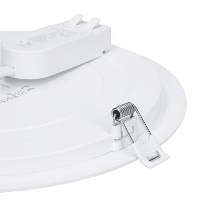 LED 2in1 paviršinis/įleidžiamas lubų panelis 18W/230V 3000/4000/6000K, skersmuo 22,5 cm, IP54, balta