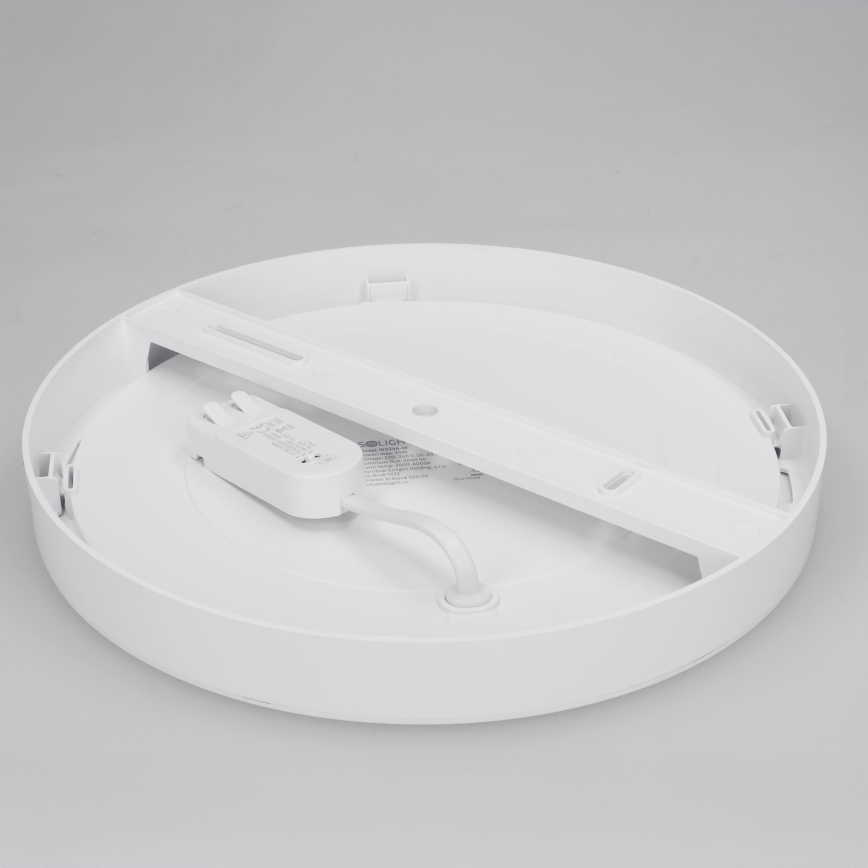 LED paviršinis/įleidžiamas panelis 2in1 24W/230V 3000/4000/6000K skersmuo 30 cm IP54 balta