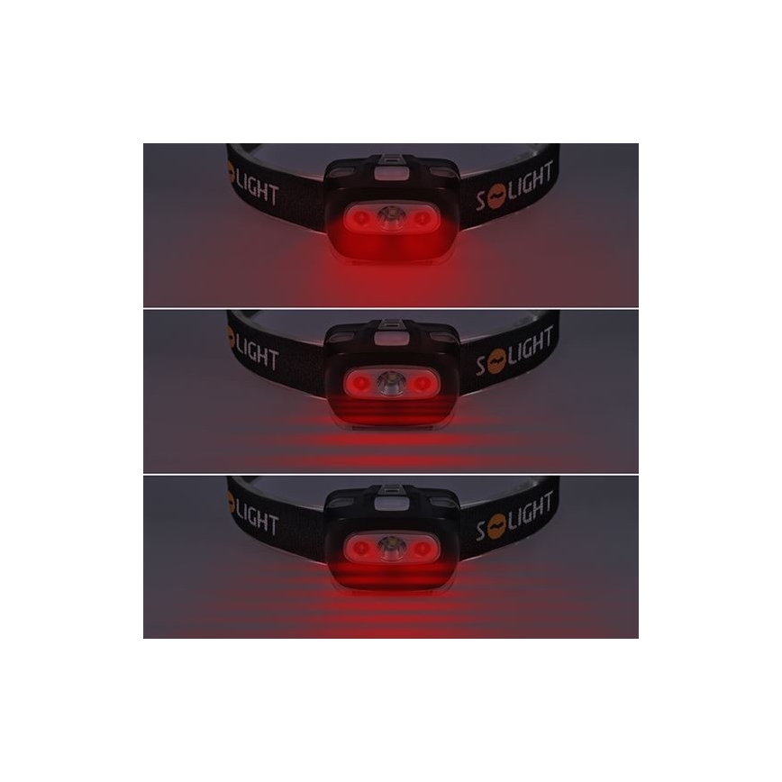 LED Žibintas ant galvos LED/3W/3xAAA