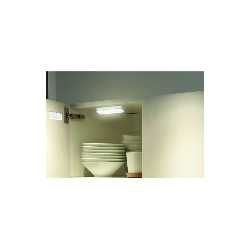 KOMPLEKTAS 2x LED Spintelių apšvietimas LED/0,5W/2xAAA
