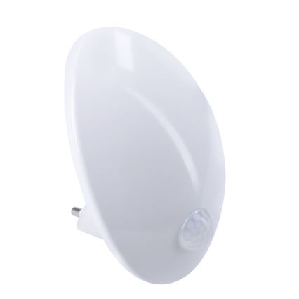 LED orientacinė lemputė su jutikliu, skirta įkišimui į lizdą LED/0,7W/230V 3000K