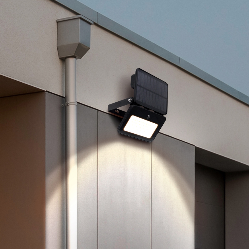 LED Pritemdomas saulės prožektorius su judesio ir prieblandos jutikliu LED/6W/3,7V 2200 mAh 3000/4000/6500K IP65